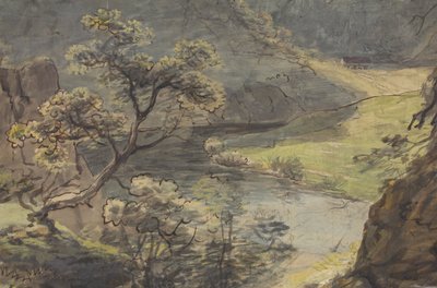 River Landscape by Johann Georg von Dillis